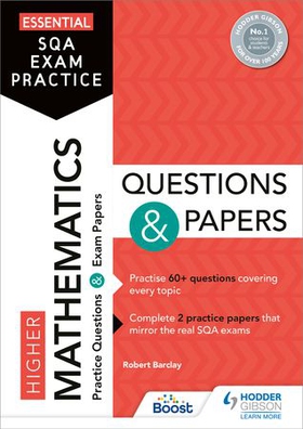 Essential SQA Exam Practice: Higher Mathematics Questions and Papers - From the publisher of How to Pass (ebok) av Robert Barclay