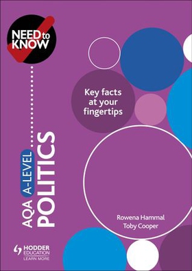 Need to Know: AQA A-level Politics (ebok) av Rowena Hammal