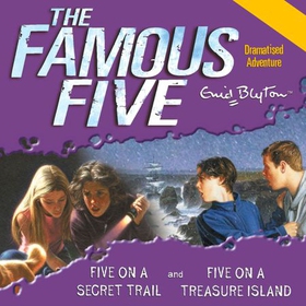 Five On Treasure Island & Five On a Secret Trail (lydbok) av Enid Blyton