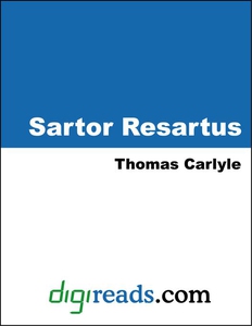 Sartor Resartus (e-bok) av Thomas Carlyle
