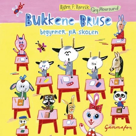 Bukkene Bruse begynner på skolen (lydbok) av Bjørn F. Rørvik