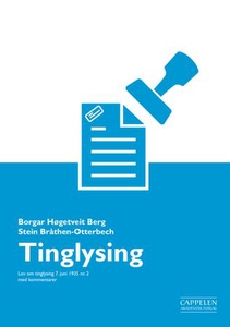 Tinglysing (ebok) av Borgar Høgetveit Berg, S