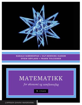 Matematikk for økonomi og samfunnsfag (ebok) av Harald Bjørnestad