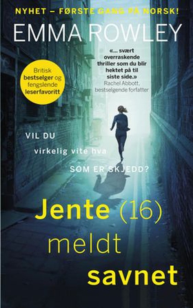 Jente (16) meldt savnet (ebok) av Emma Rowley