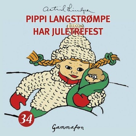 Pippi Langstrømpe har juletrefest (lydbok) av
