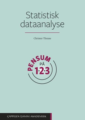 Statistisk dataanalyse på 1-2-3 (ebok) av Christer Thrane