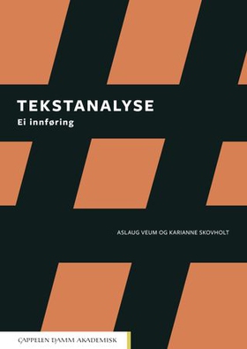 Tekstanalyse - ei innføring (ebok) av Aslaug Veum