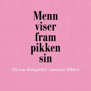 Menn viser fram pikken sin (lydbok) av Caroli
