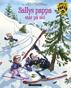 Sallys pappa står på ski