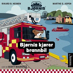 Bjørnis kjører brannbil (lydbok) av Rikard 