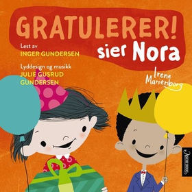 Gratulerer! sier Nora