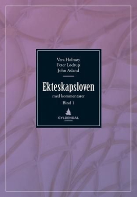 Ekteskapsloven og enkelte andre lover med kommentarer - bind 1 (ebok) av Vera Holmøy