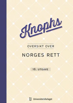 Knophs oversikt over Norges rett (ebok) av Ragnar Knoph