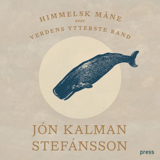 Himmelsk måne over verdens ytterste rand