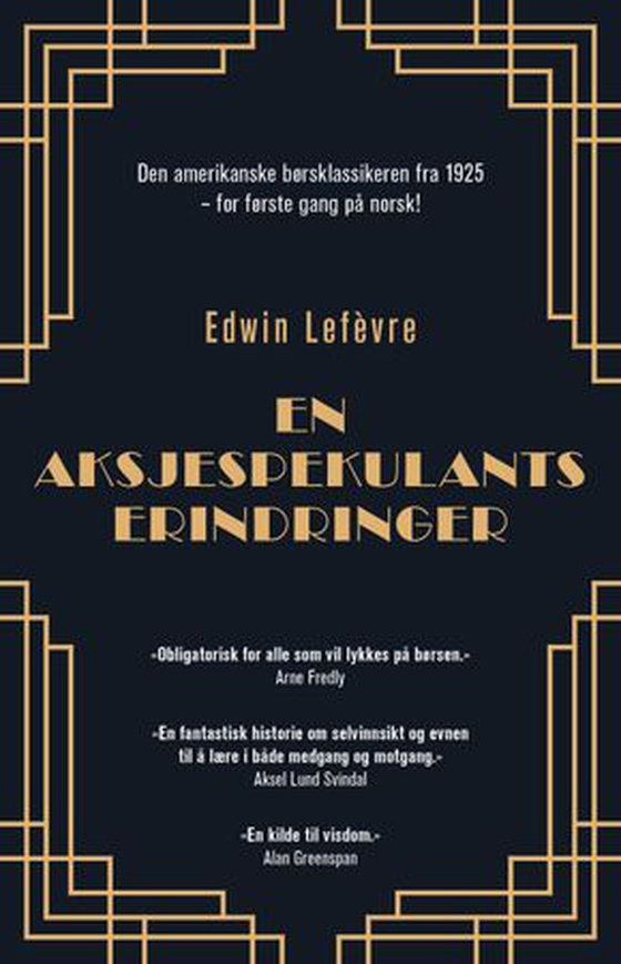 En aksjespekulants erindringer