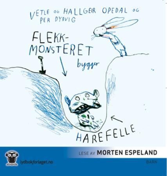 Flekkmonsteret bygger harefelle