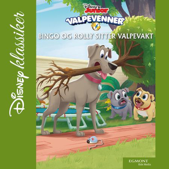 Bingo og Rolly sitter valpevakt