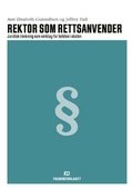 Rektor som rettsanvender