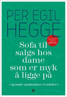 Sofa til salgs hos dame som er myk å ligge på