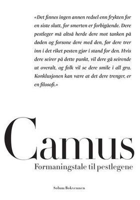 Formaningstale til pestlegene (ebok) av Albert Camus