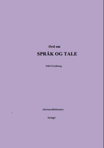 Ord om språk og tale (ebok) av