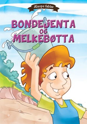 Bondejenta og melkebøtta