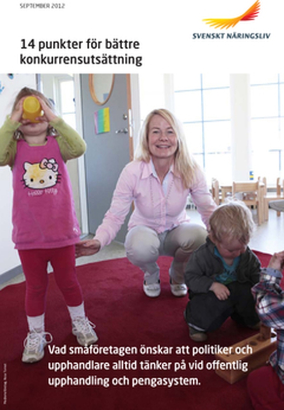 14 punkter för bättre konkurrensutsättning