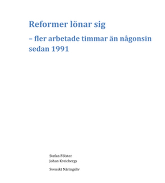 Reformer lönar sig