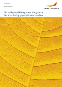 Visstidsanställningarnas betydelse för etableri