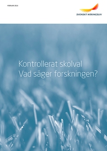 Kontrollerat skolval - Vad säger forskningen? (