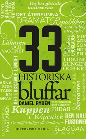 33 historiska bluffar (e-bok) av Daniel Rydén