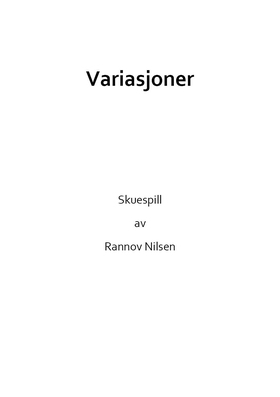 Variasjoner (ebok) av Rannov Nilsen